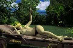 in the enchanted garden