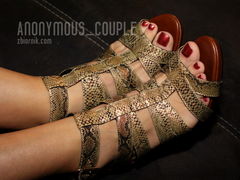 Nowe kurewskie buciki i nowy pedicure....