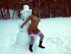 Rozgrzeję Cię Panie Bałwanek.... chyba że on rozgrzeje mnie