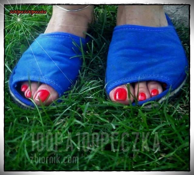 niebieskie kapcioszki 10 - 100pa100peczka