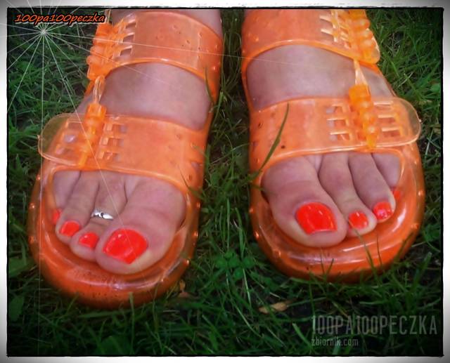 Śmieszne Pomarańczowe Buciki 17 - 100pa100peczka