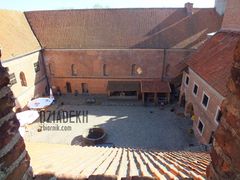 Dziedziniec zamku w Reszlu