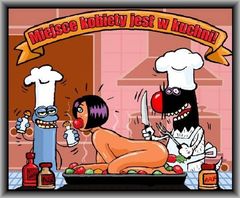 Kobieta we właściwym miejscu ;)