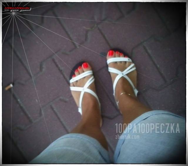 białe sandałki 07 - 100pa100peczka