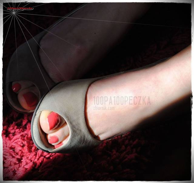 Beżowe czółenka 11 - 100pa100peczka