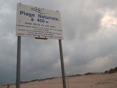 Cap d'Agde - początek plaży