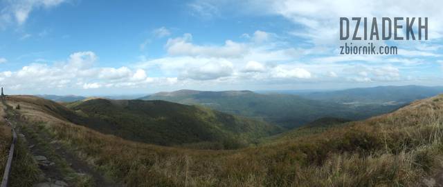 Panorama z Wielkiej Rawki (północna strona) - dziadekh