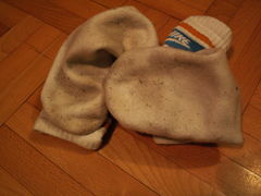 skarpety po grze w piłke