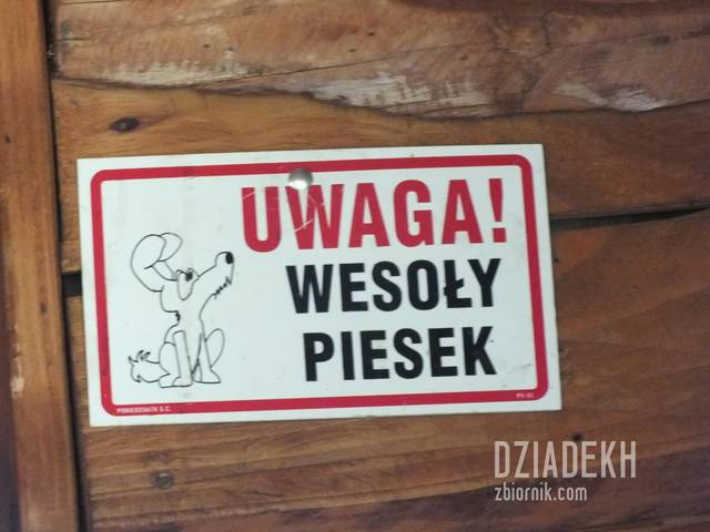 Taką tabliczkę widziałem pierwszy raz. - dziadekh