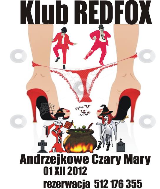 zapraszamy na Andrzejkowe Party 1.12 sobota - redfoxswing