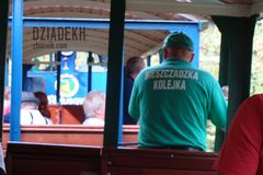 Ważna postać w kolejce bieszczadzkiej: hamulcowy