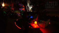 Całoroczna plaża Tropicalclubu ("w nocy")