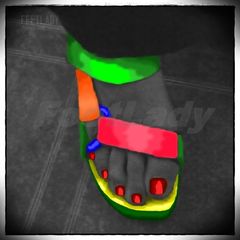 3kolorowe klapeczki (NEON)