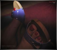 Fioletowe Drewniaczki 24