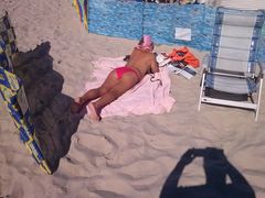 Opalamy się w Dębkach