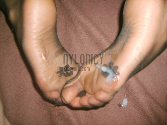 Zalane stopy - nylonicy
