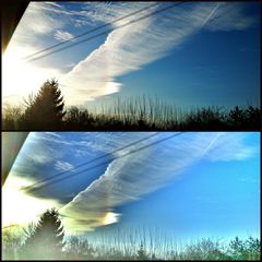 moja prywatna mała Zorza polarna :)