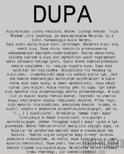 Dupa - wolni4040