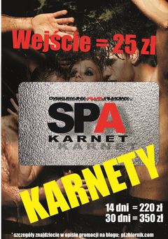 SPA Karnet Darkroom Club