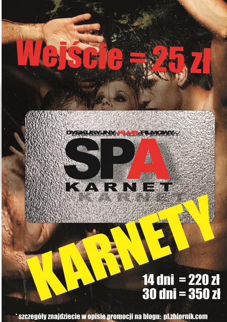 SPA Karnet Darkroom Club - DARKROOM24