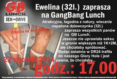 22.01.2014 Ewelina zaprasza na GB Lunch