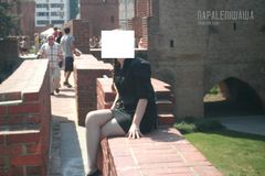 Spacer przed ostrym rżnięciem 