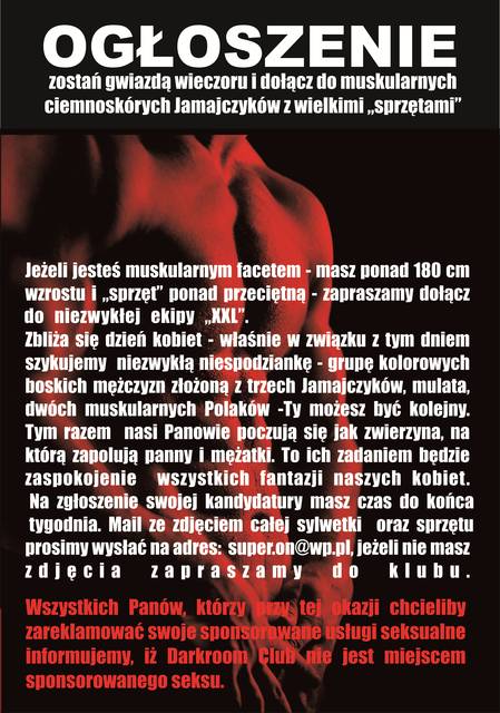 Ogłoszenie - DARKROOM24