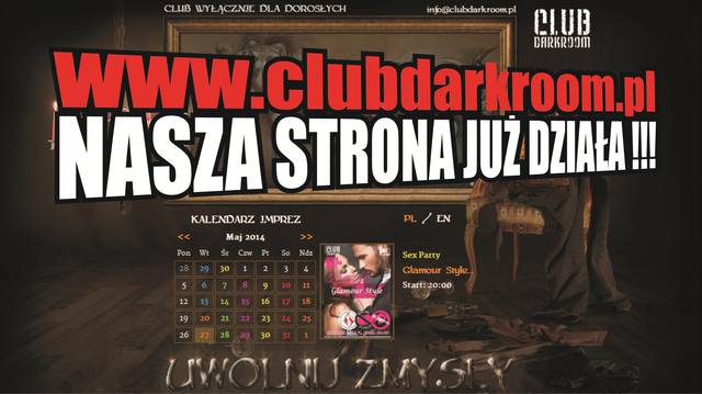 www.clubdarkroom.pl - nasza strona już działa! - DARKROOM24