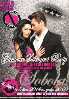 Sobota, 5 lipca 2014 r. - Glamour Swingers Party