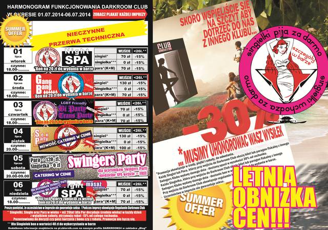 Letnia promocja!!! - DARKROOM24