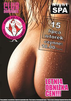 Wtorek, 15 lipca 2014 r. - Night SPA
