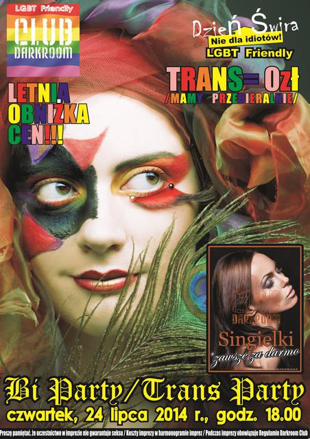 Czwartek, 24 lipca 2014 r. - LGBT Friendly - DARKROOM24