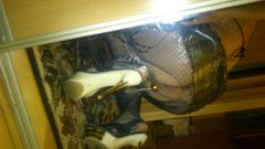 W lustrze w nowych sexi ciuszkach