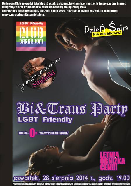 Czwartek, 28 sierpnia 2014 r. - LGBT Friendly - DARKROOM24