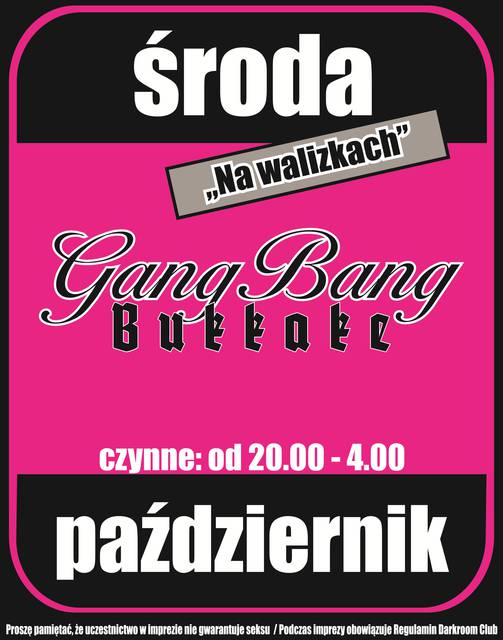 Środa, 15 października 2014 r. - Gang Bang Bukkake - DARKROOM24