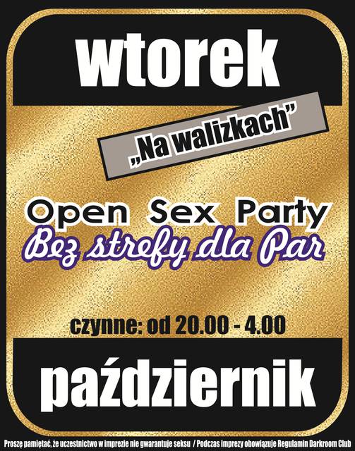 Wtorek, 14 października 2014 r. - Open SEX Party - DARKROOM24