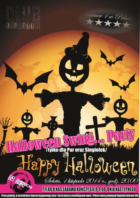1 LISTOPADA SOBOTA - HALLOWEEN SWING PARTY - DARKROOM24