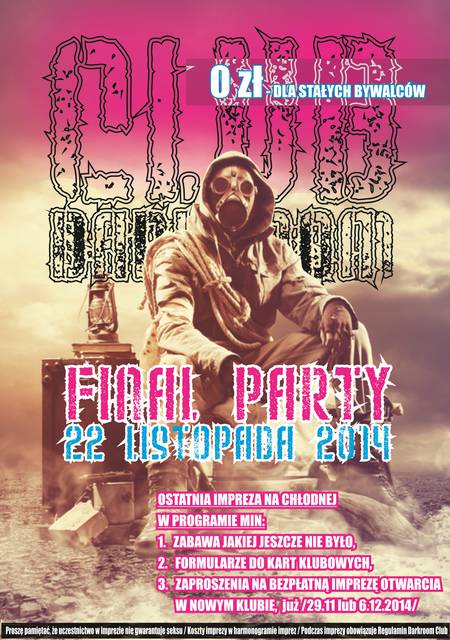 22 listopada 2014r.- FINAL PARTY - DARKROOM24