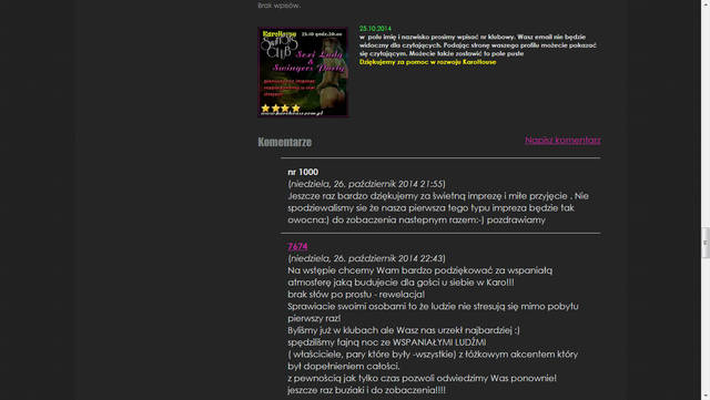 komentarze z naszej strony sobota 25-10-2014 cz1.jpg - KaroPub