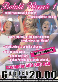 Piątek: 6 lutego 2015r. - BABSKI WIECZÓR 1