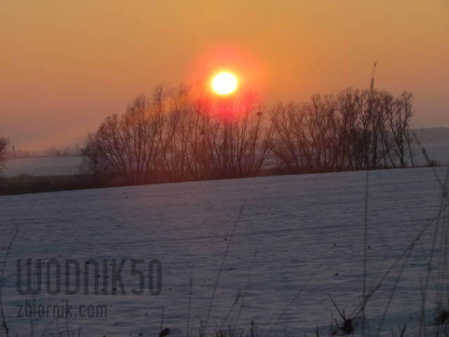 lutowy zachód - wodnik50