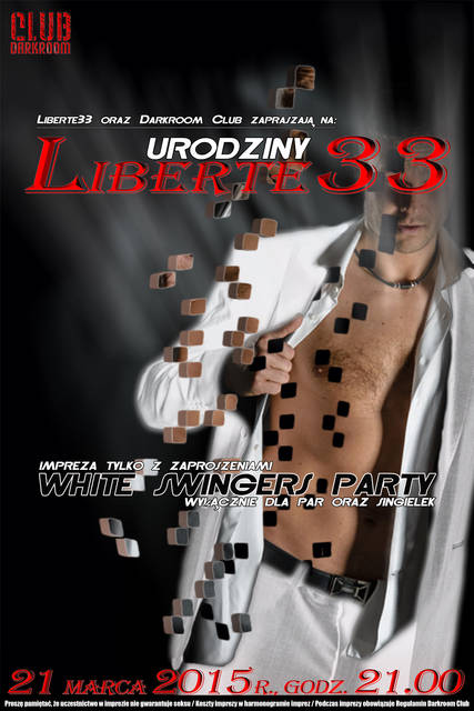 Urodzinowe WHITE PARTY Liberte33 - DARKROOM24