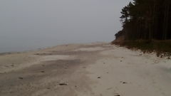 To co zostało po plaży dla golasków w Dębkach