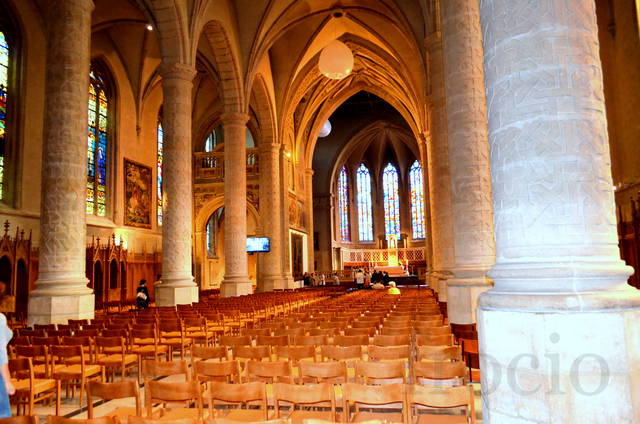 Katedra Notre Dame w Luksemburgu - wnętrze 1 - frocio