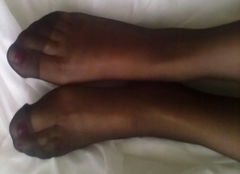 Stopki w pończochach-mòj Mąż uwielbia...