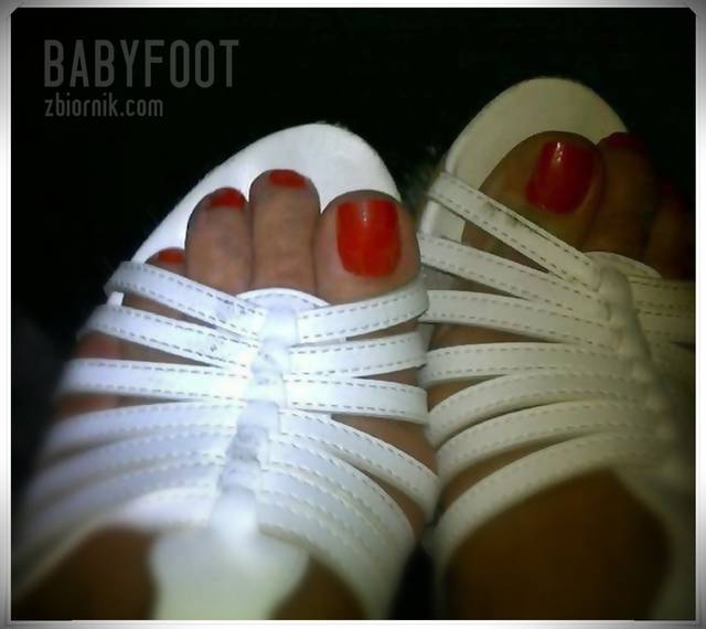Biale Sandałeczki - Babyfoot