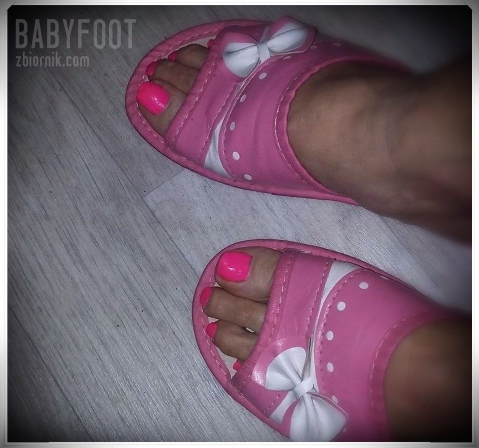 Różowe Pantofelki - Babyfoot