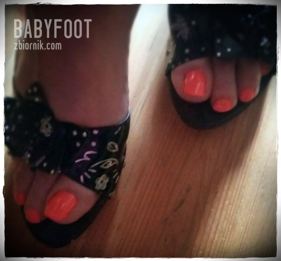 Czarne Klapeczki - Babyfoot