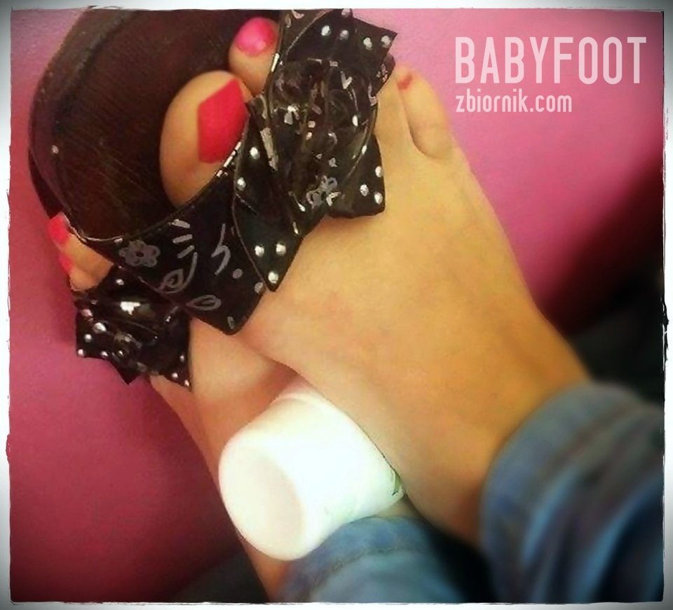 Czarne Klapeczki - Babyfoot