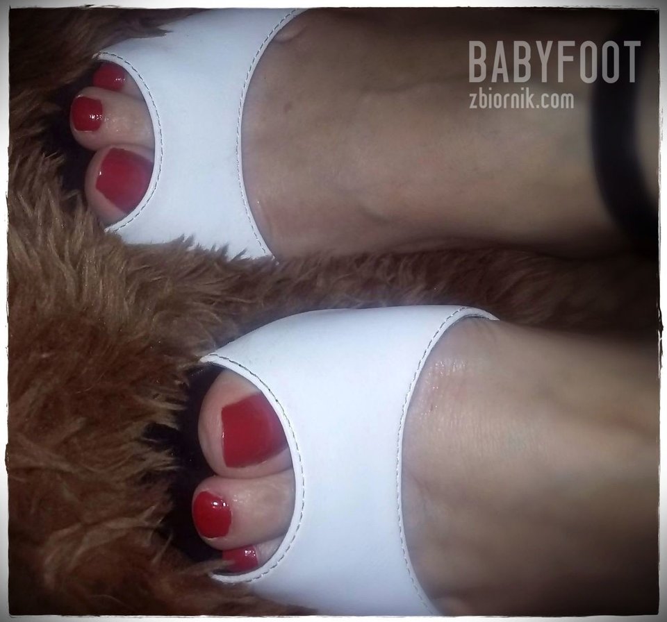 Biało-Czarne Szpilki - Babyfoot